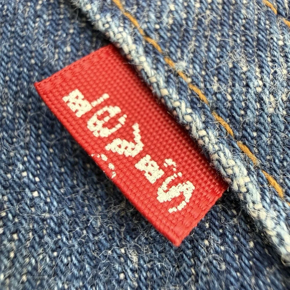 Vintage 80s Levis 501 0000 XX Jeans Made in USA Button 524 Denim Actual 32x26.5